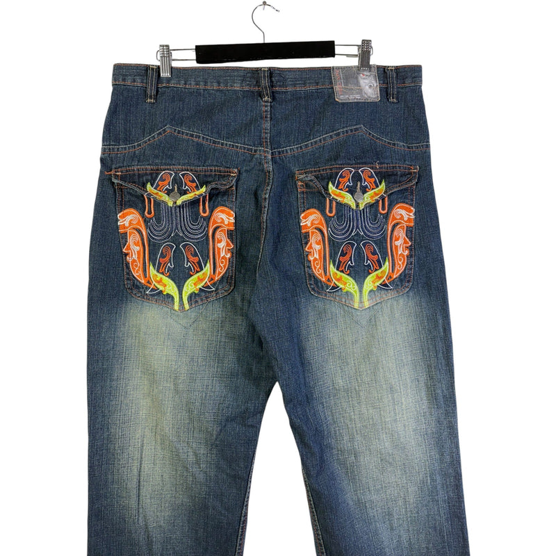 Vintage Red Ape Straight Leg Denim Jeans 38x32