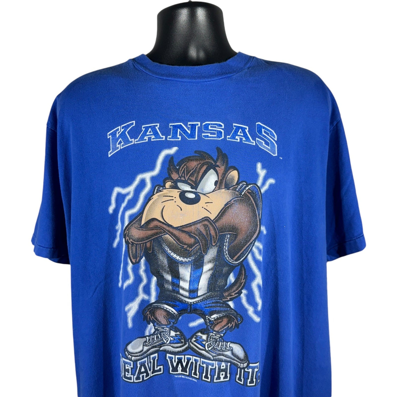 Vintage University Of Kansas Taz Tee