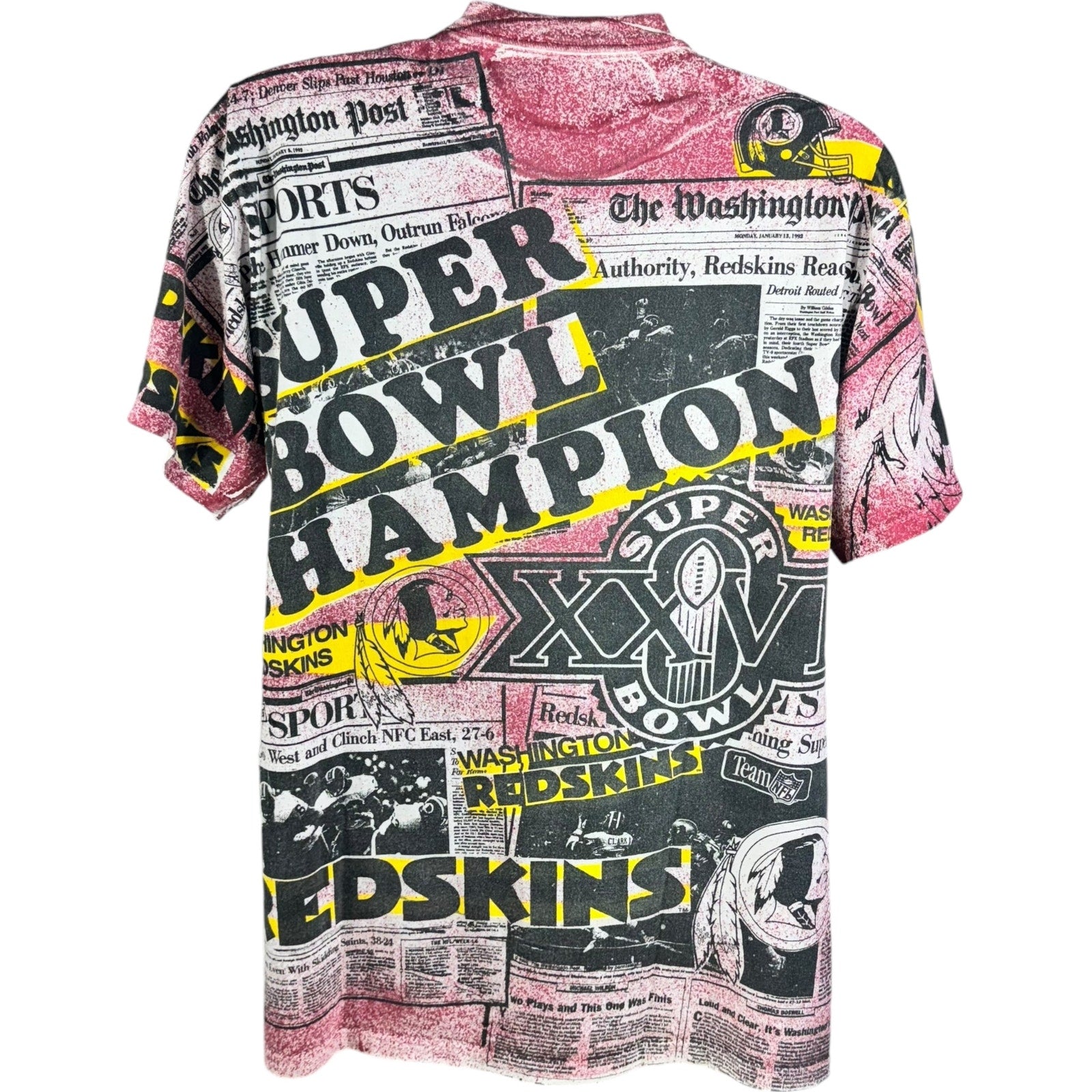 Vintage Washington Redskins Super Bowl Champions AOP Tee