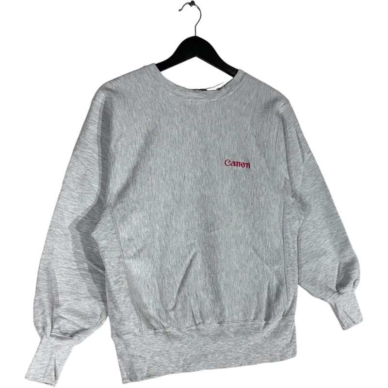 Vintage Champion Reverse Weave Canon Camera Logo Crewneck