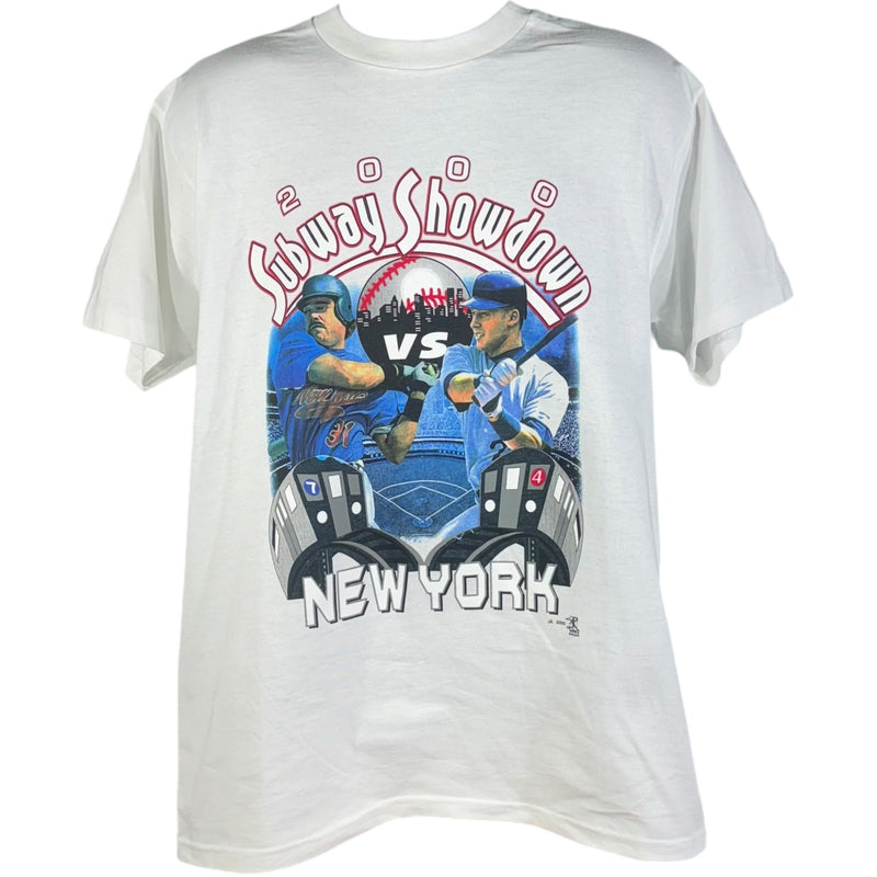 Vintage NY Yankees vs. NY Mets "Subway Showdown" MLB Tee