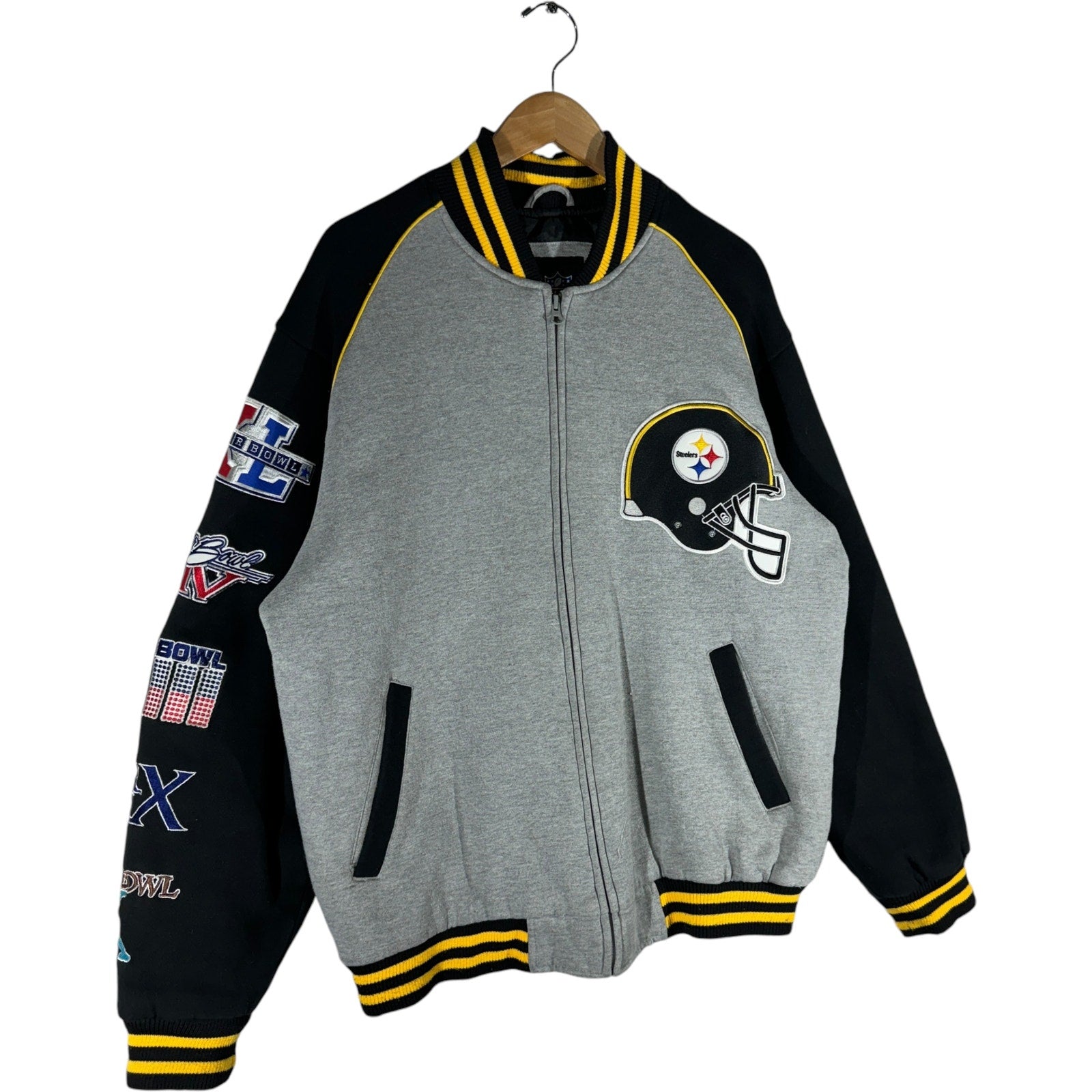 Vintage NFL Pittsburgh outlet Steelers Super Bowl Champions Jacket Size 2XL