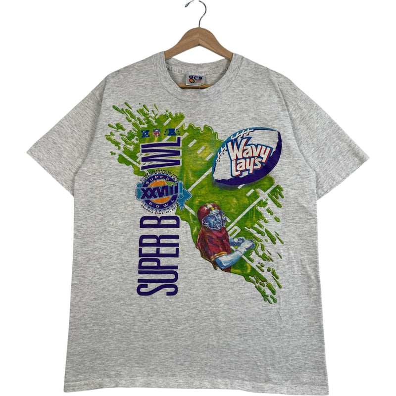 Vintage Wavy Lays Super Bowl XXVIII NFL Tee 1994