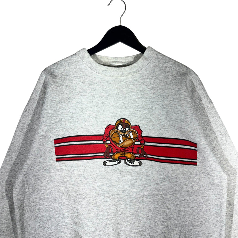 Vintage Looney Tunes Taz Football Crewneck 90s