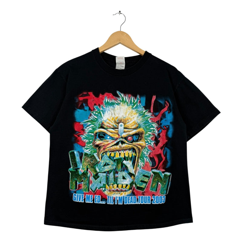 Vintage Iron Maiden "Give Me Ed" Tour Graphic T-Shirt 2003