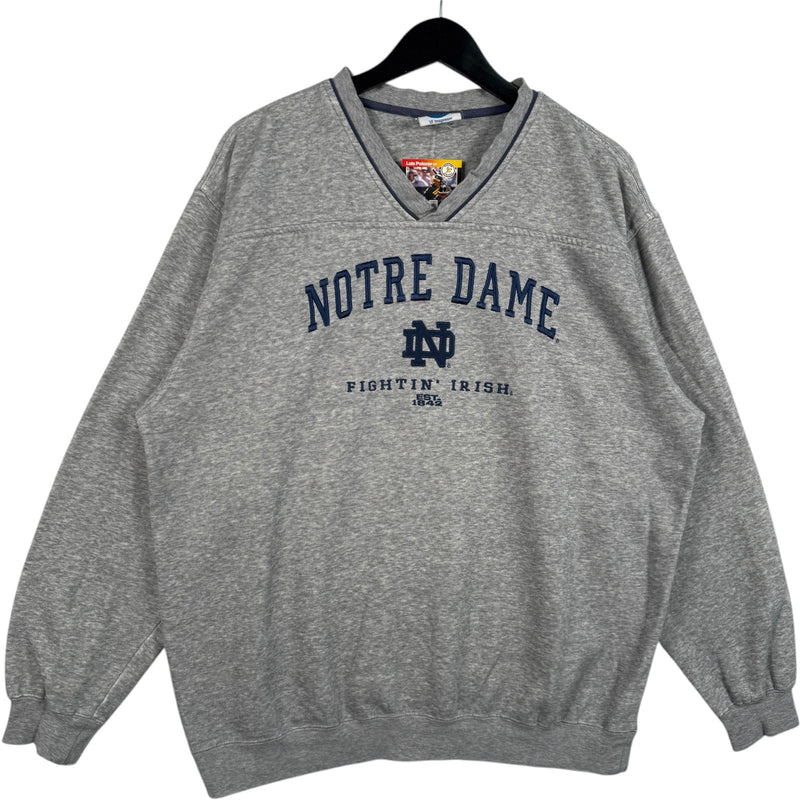 Vintage Notre Dame University Arch Spellout Crewneck