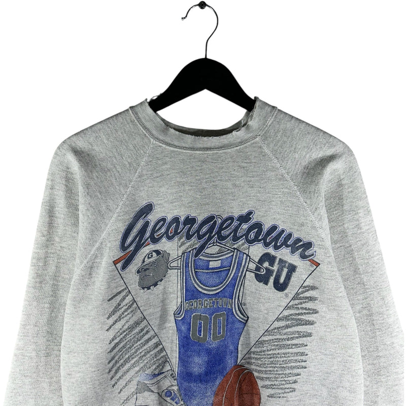 Vintage Georgetown University Bulldogs Basketball Crewneck