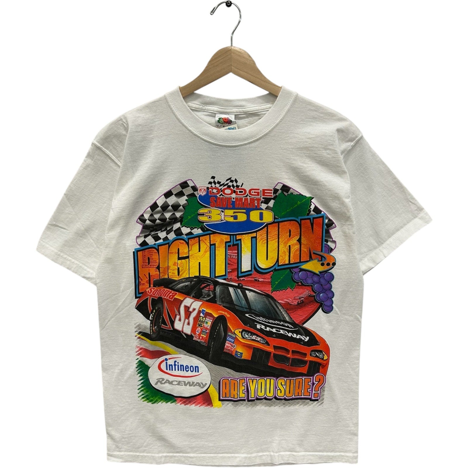 Vintage Dodge Save Mart 350 Infineon Raceway NASCAR Tee