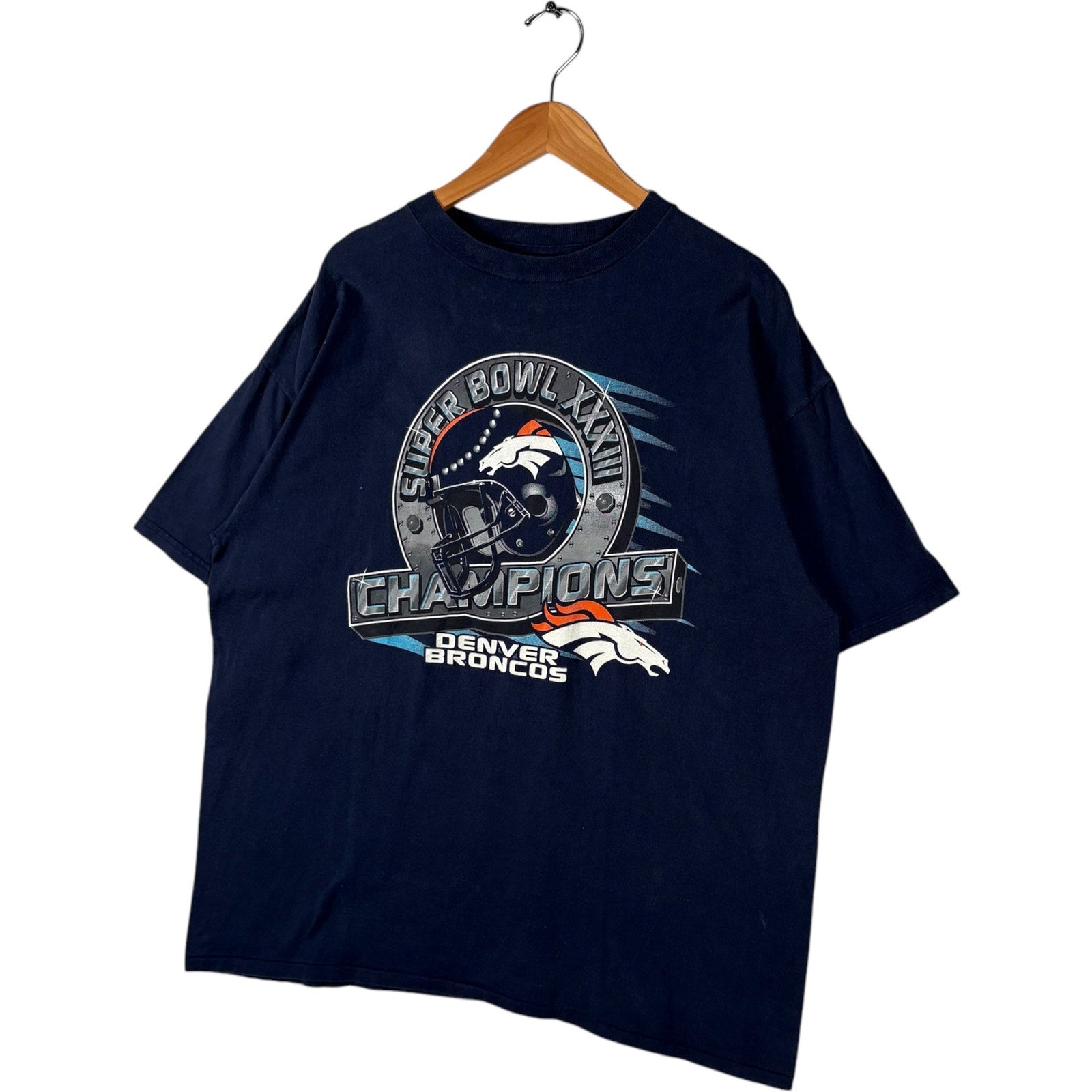 Vintage Denver Broncos Super Bowl 33 Champions NFL Tee 90s