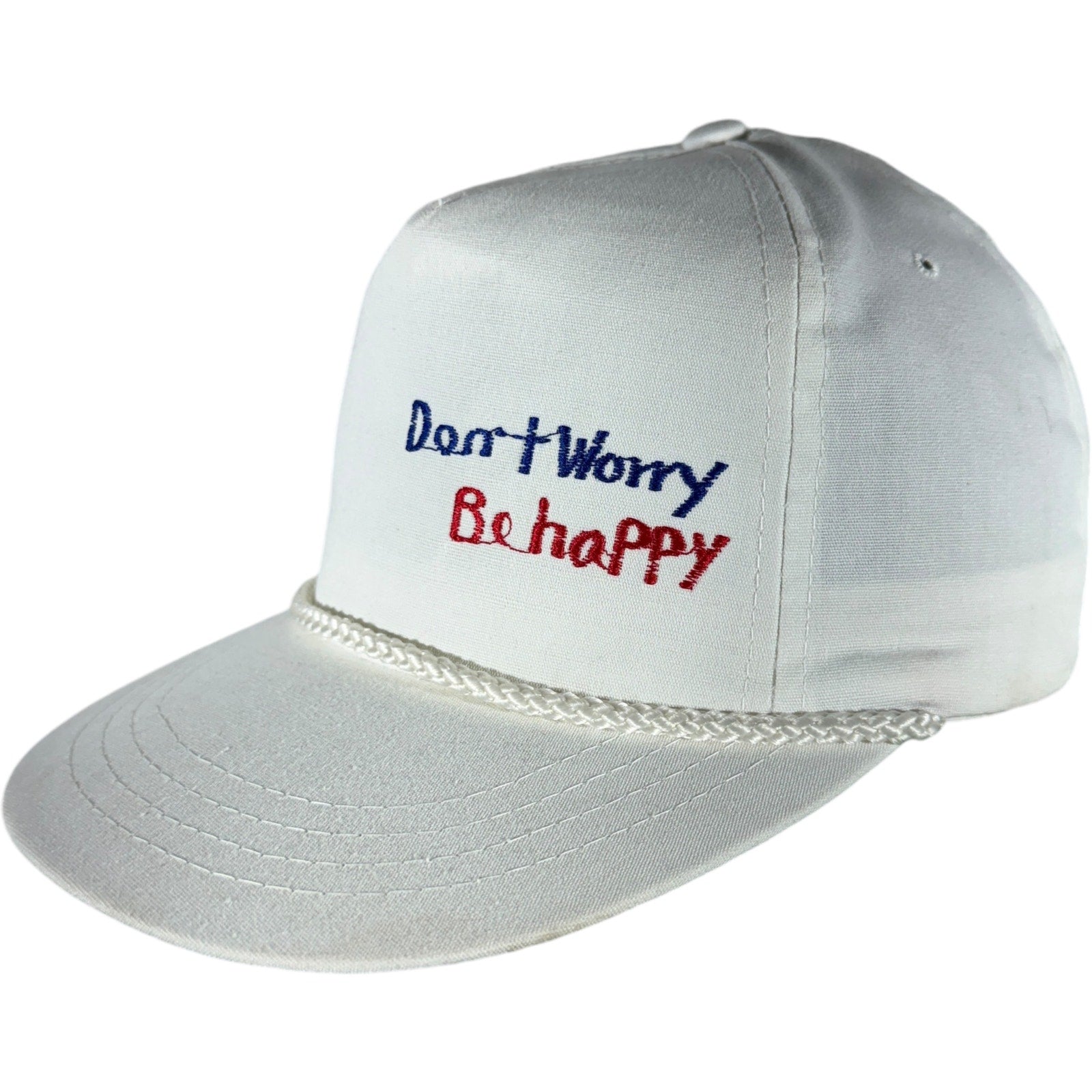 Vintage "Don't Worry Be Happy" Snapback Trucker Hat