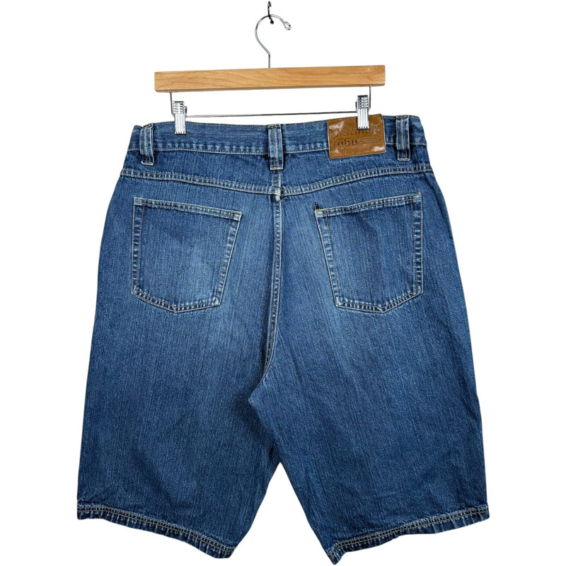Vintage Fubu Straight Bermuda Jean Denim Shorts 38
