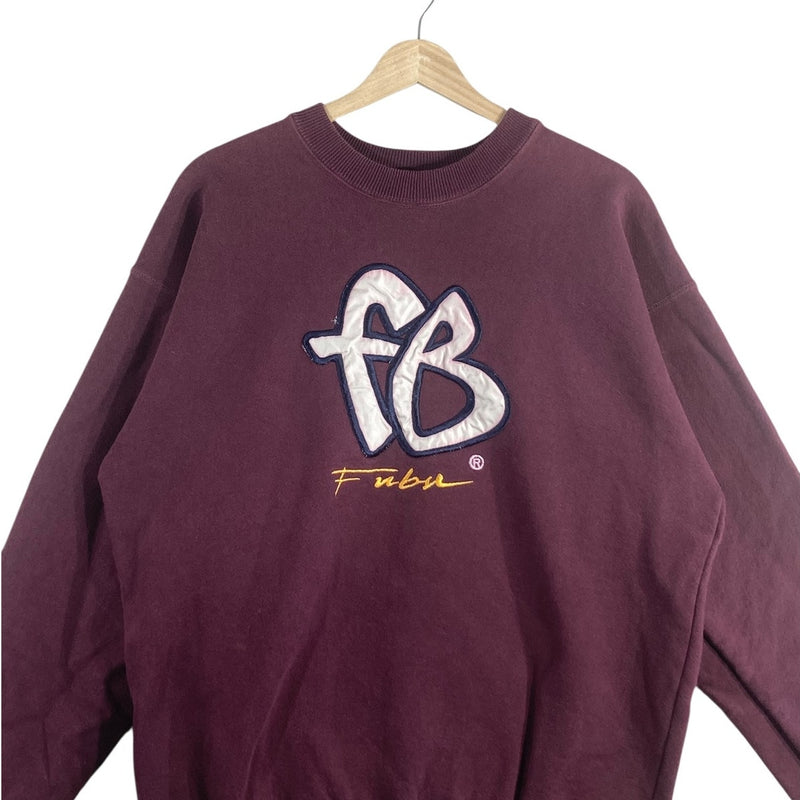 Vintage FUBU FB Embroidered Logo Crewneck