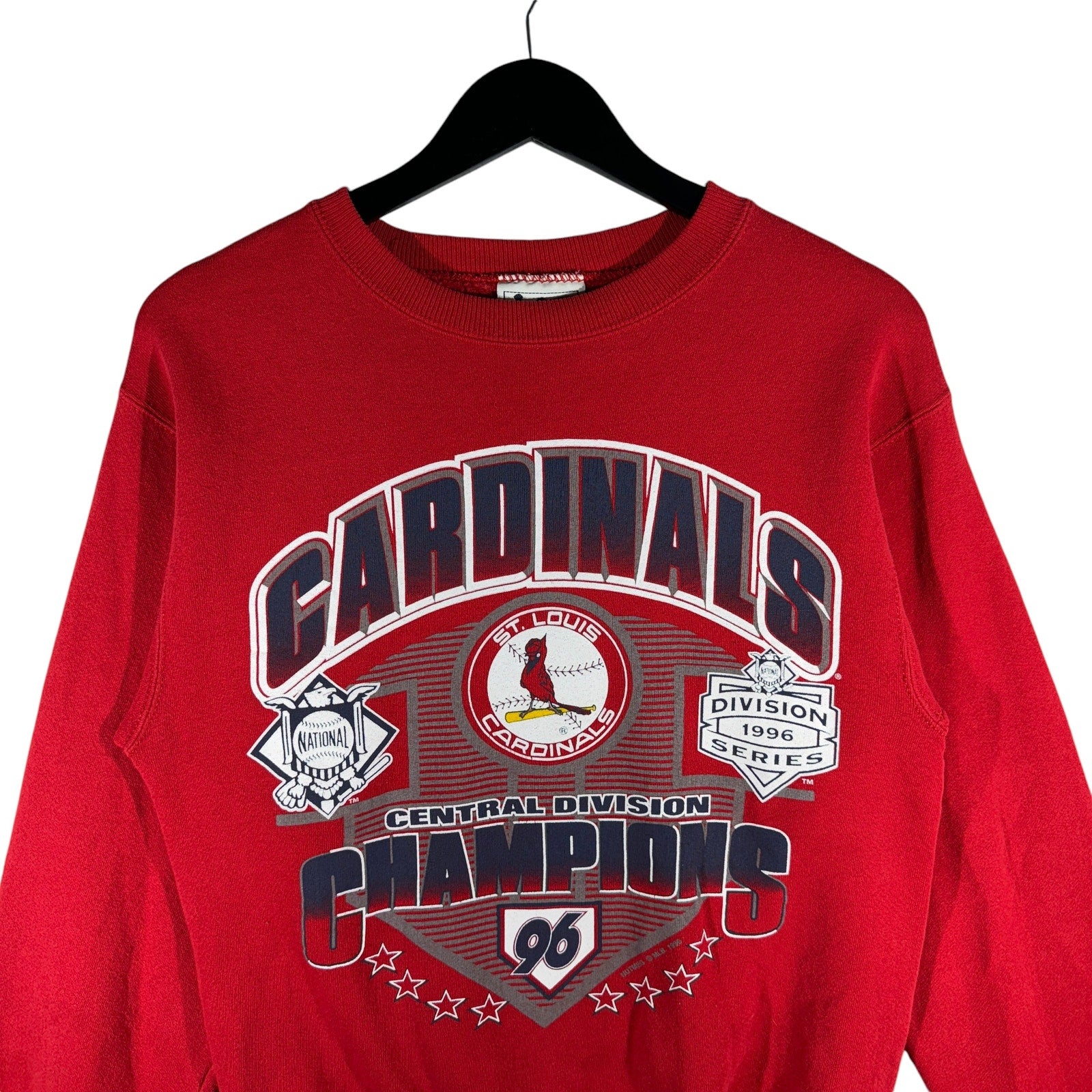 Vintage St. Louis Cardinals Division Champs Crewneck 1996