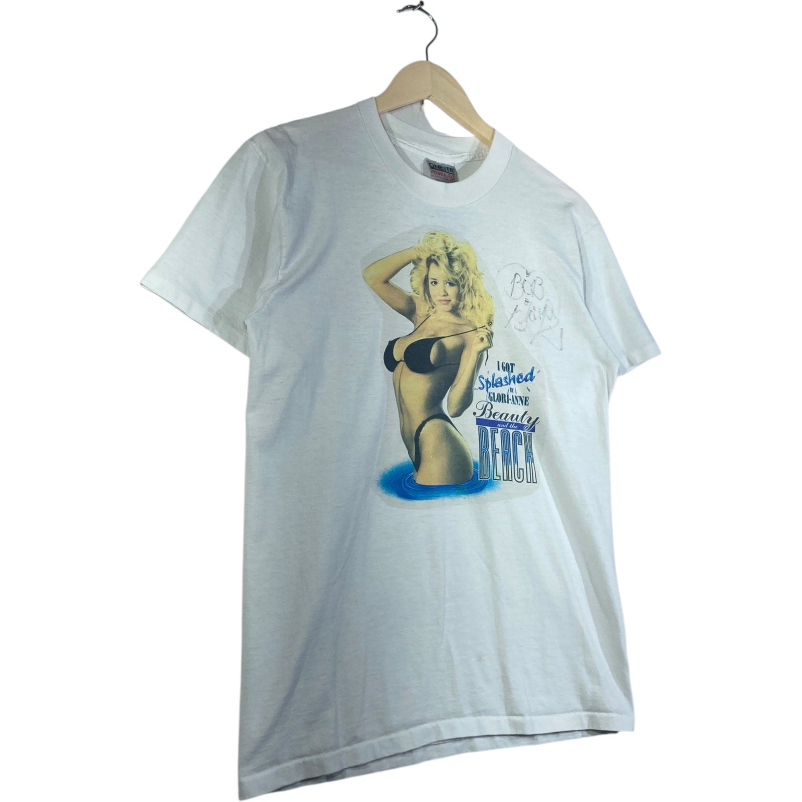 Vintage Glori-Anne Beauty at the Beach T-Shirt 90s