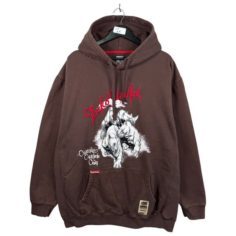 Vintage Ecko Unltd Rhino Graphic Pullover Hoodie