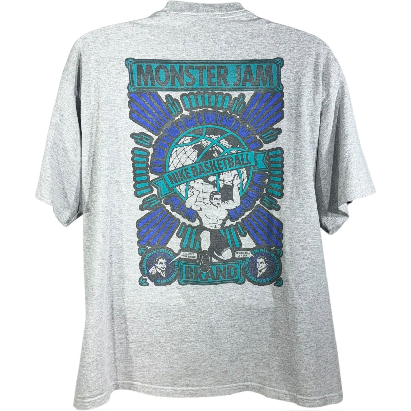 Vintage Nike Basketball "Rock Your World" Double Sided Tee