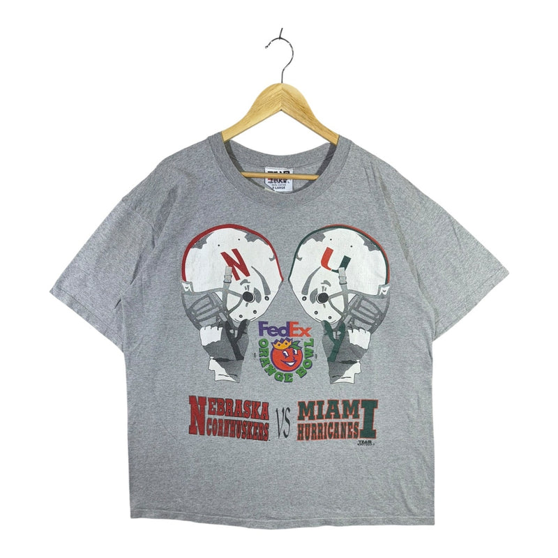 Vintage Team Edition Nebraska VS Miami T-Shirt