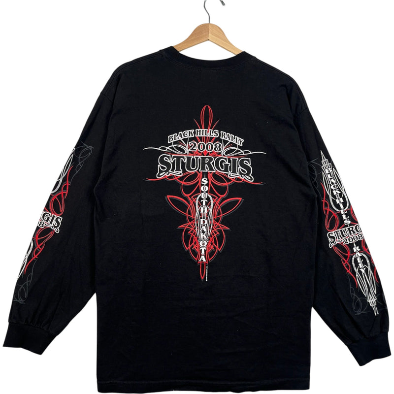 Vintage Black Hills Rally Sturgis Long Sleeve 2008 L
