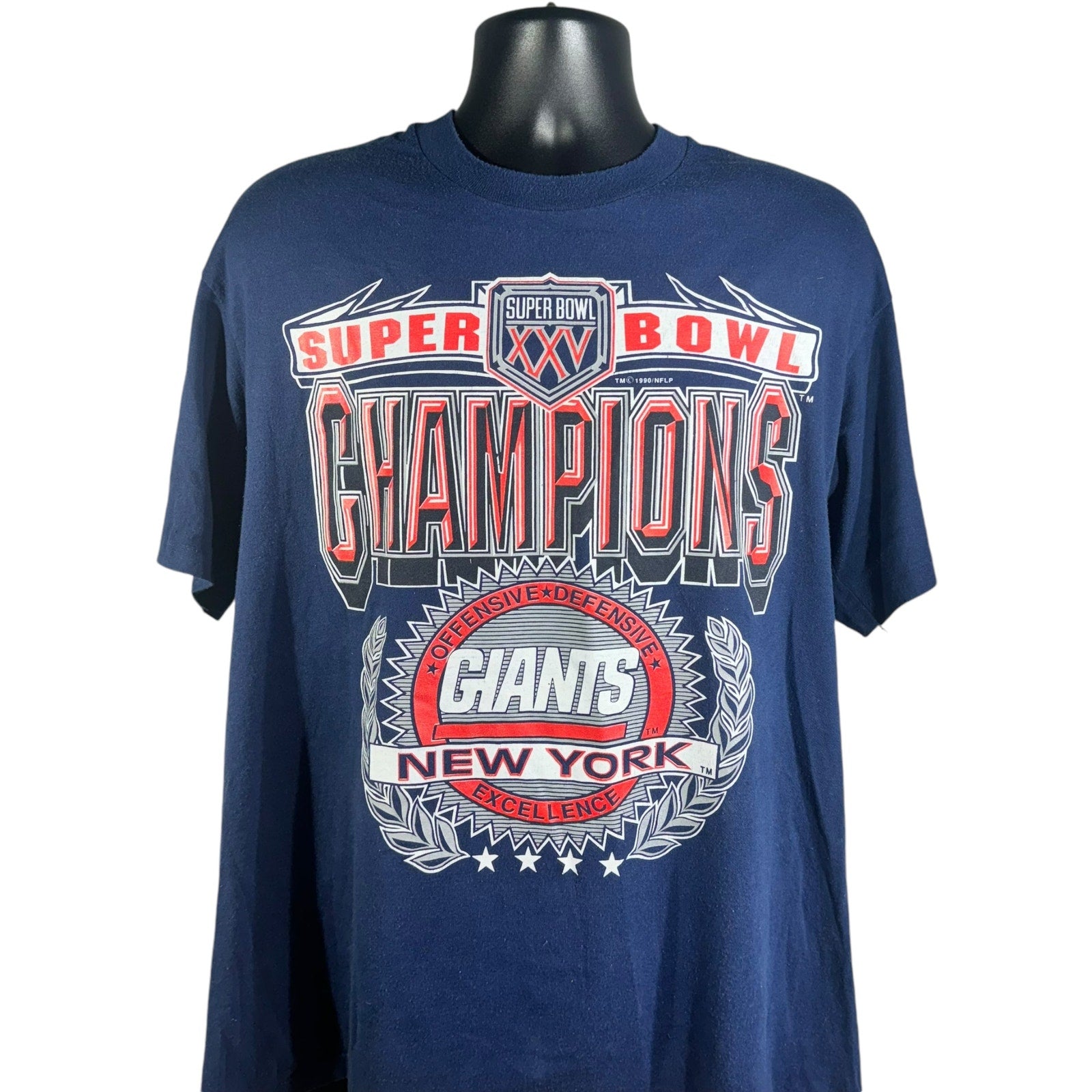 Vintage New York Giants Super Bowl  XXV Champions Tee