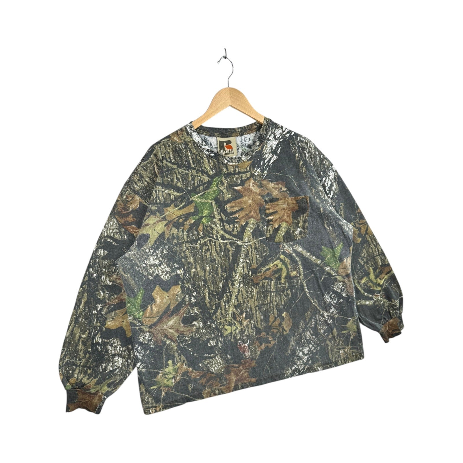 Vintage Russell Outdoors Camo Realtree Long Sleeve T-Shirt