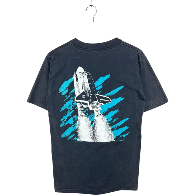 Vintage Space Shuttle Graphic Print T-Shirt