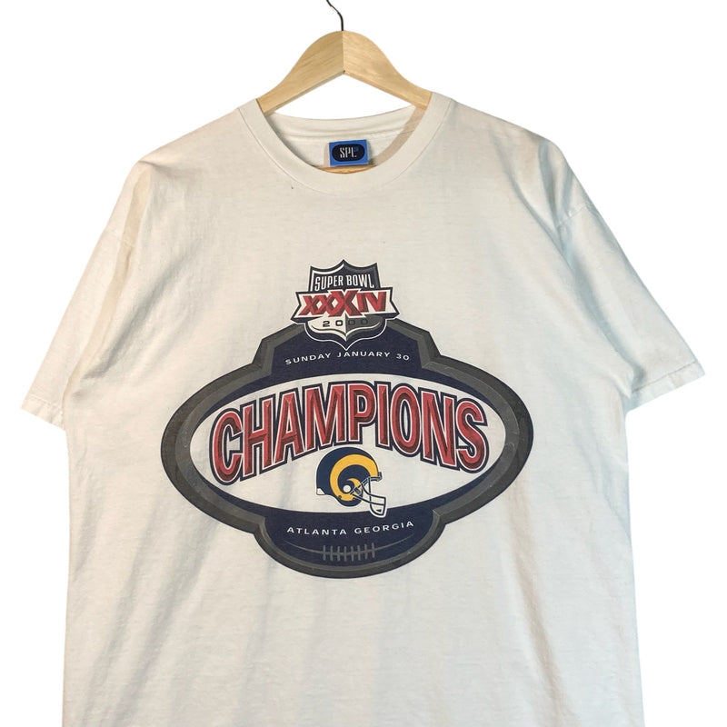Vintage SuperBowl XXXIV Champions Atlanta Georgia 2000 Tee