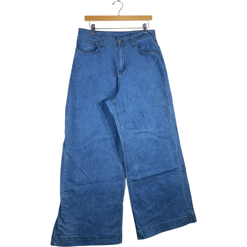 Vintage Y2K Ultra Wide Leg Denim Jeans 9