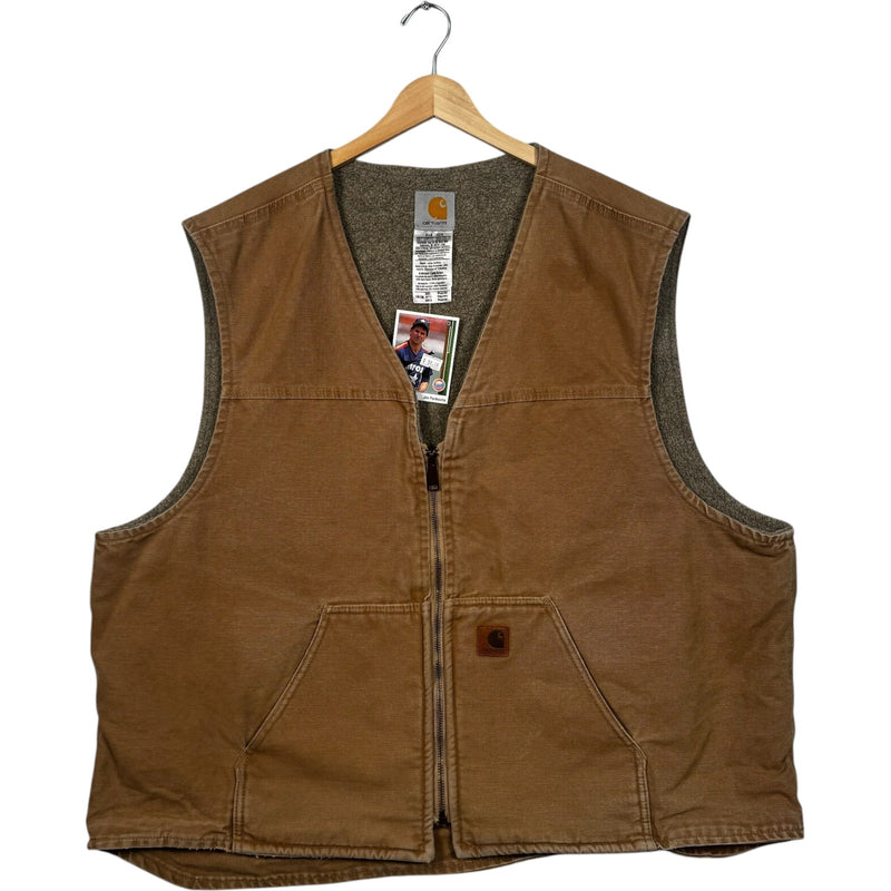 Vintage Carhartt Sherpa Linned Workwear Vest