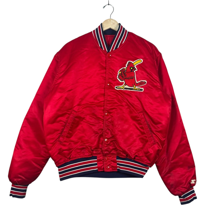 Vintage Starter St. Louis Cardinals Bomber Light Jacket