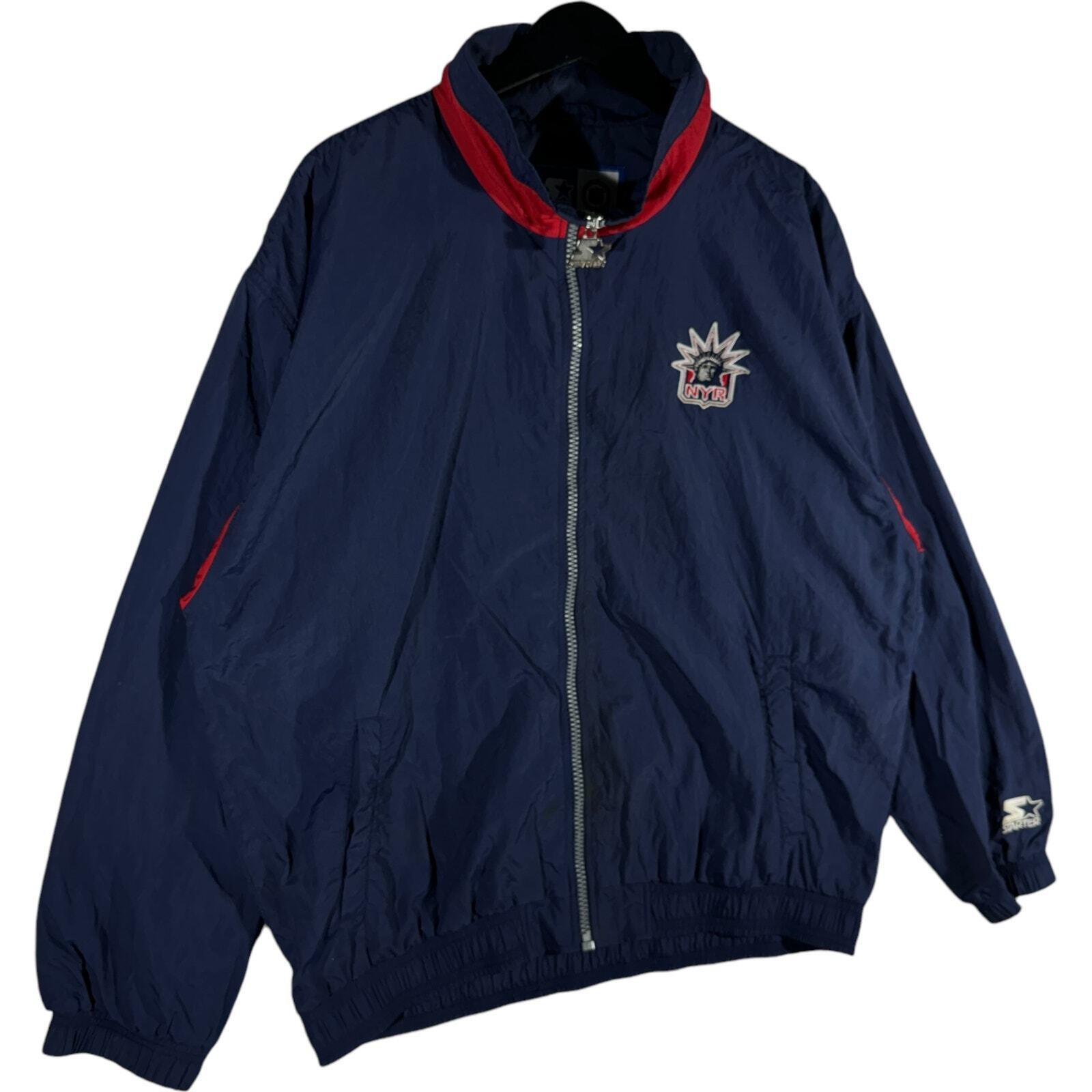 Vintage New York Rangers Starter Full Zip Windbreaker