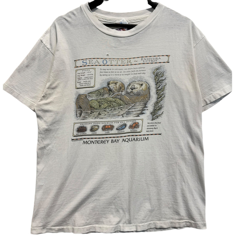 Vintage Monterey Bay Aquarium Sea Otter Tee 90s