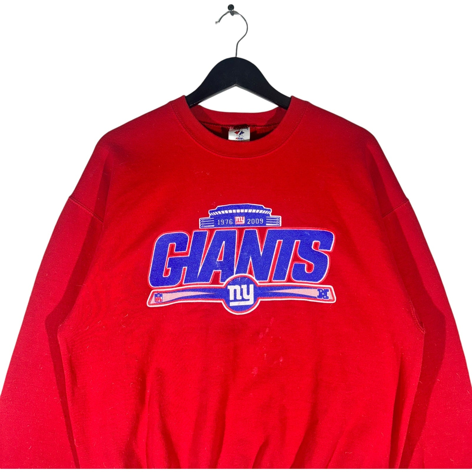 Vintage New York Giants NFL Spellout Crewneck Y2K