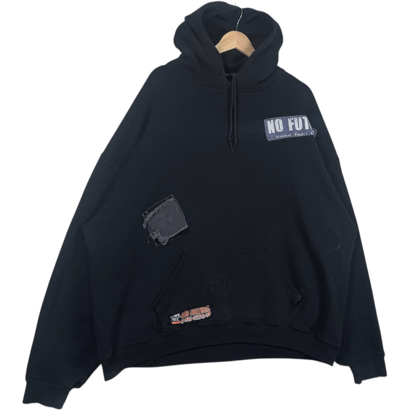 Vintage Russell Patchwork Hoodie