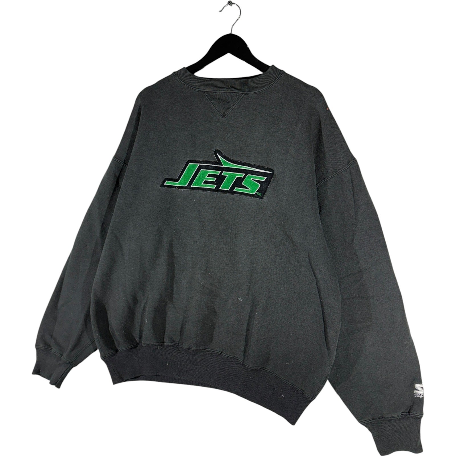 Vintage Starter New York Jets NFL Spellout Crewneck