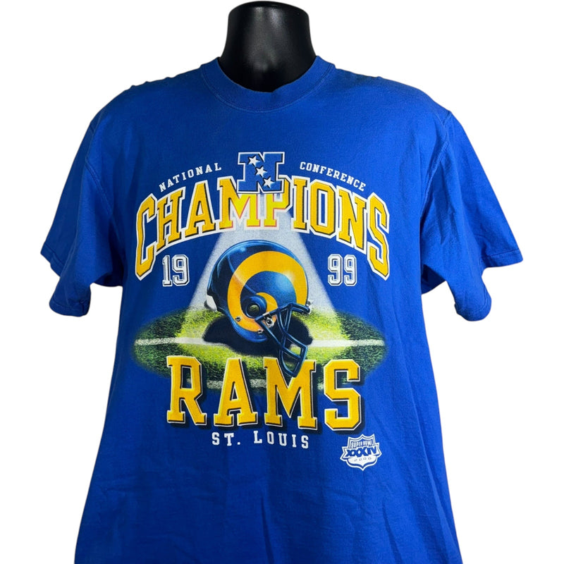 Vintage St. Louis Rams National Conference Champs Tee 1999