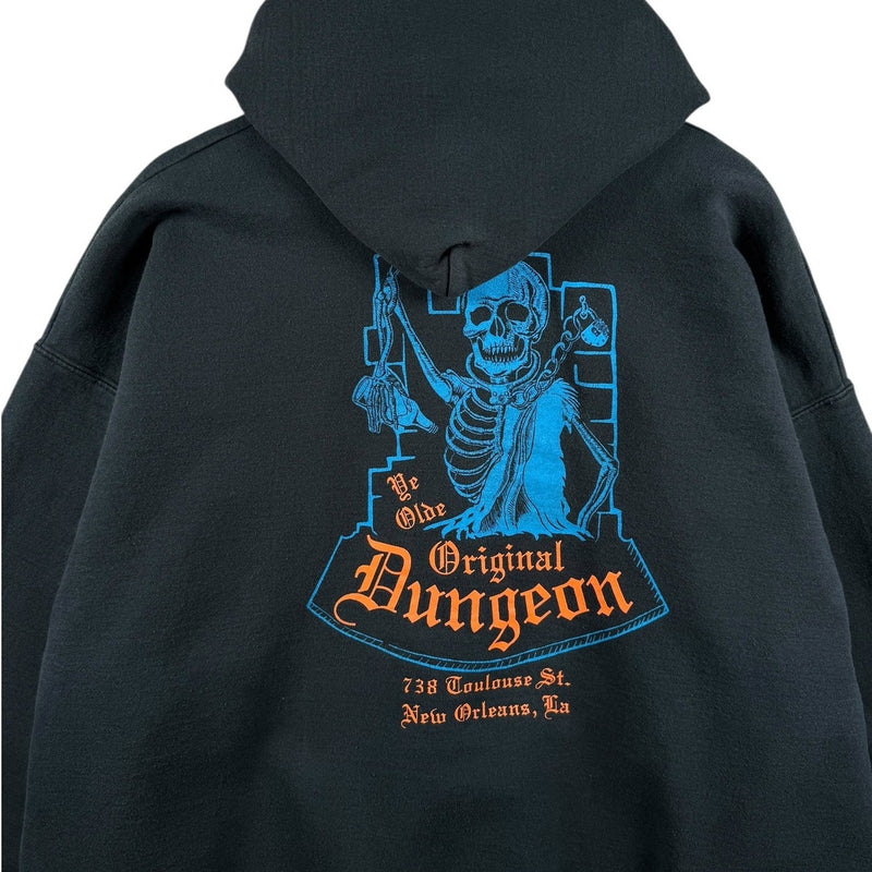 Vintage The Original Dungeon Skeleton Graphic Hoodie