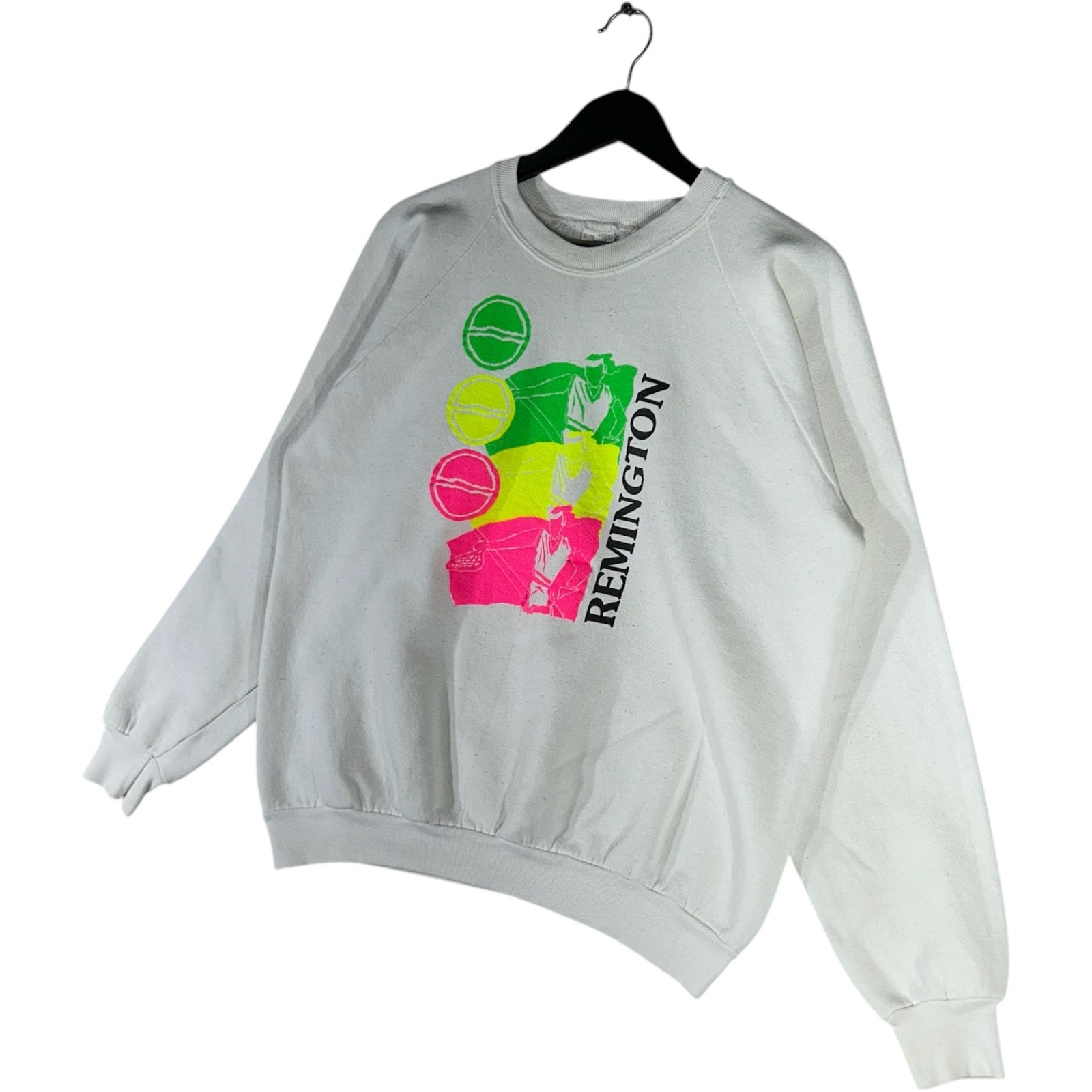 Vintage Remington Neon Tennis Crewneck 90s