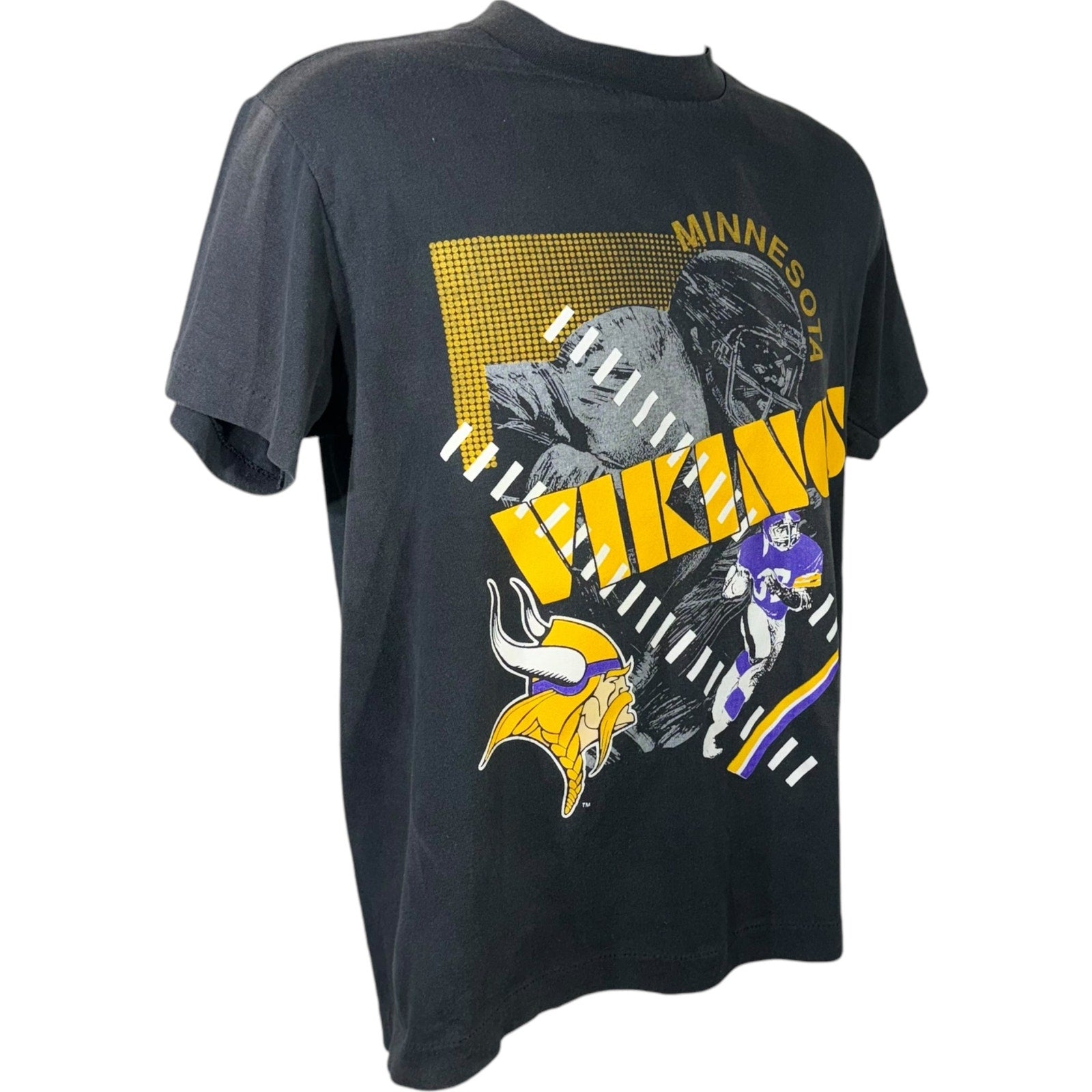 Vintage Minnesota Vikings Big Print NFL Tee 90s