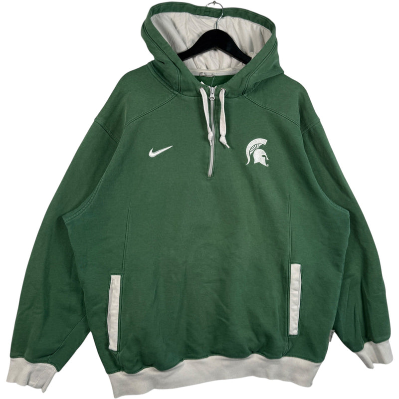Vintage Nike Michigan State University Spartans Logo Hoodie