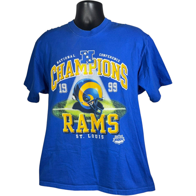 Vintage St. Louis Rams National Conference Champs Tee 1999