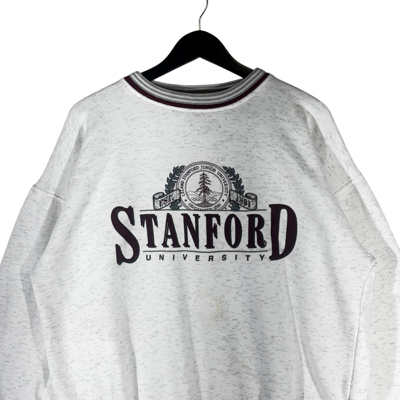 Vintage Stanford University Crest Spell Out Crewneck 90s