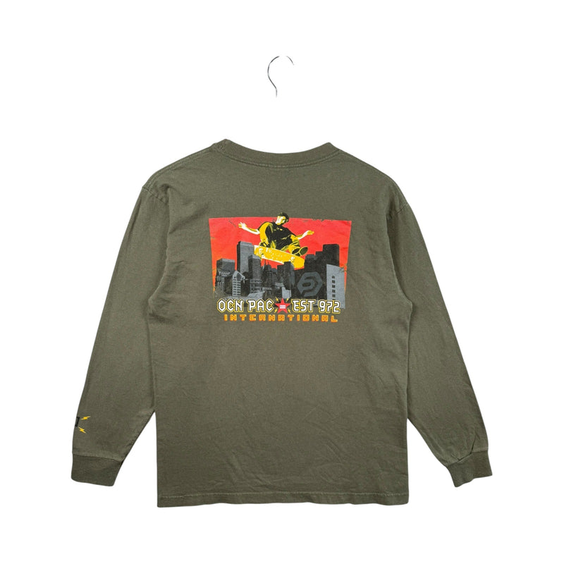 Vintage Ocean Pacific Cotton Long Sleeve T-Shirt