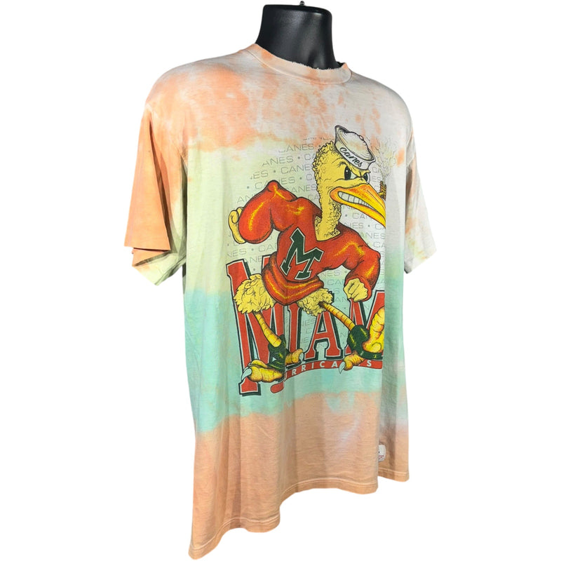 Vintage University of Miami Hurricanes Tie Dye Tee