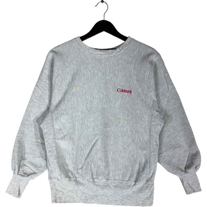 Vintage Champion Reverse Weave Canon Camera Logo Crewneck