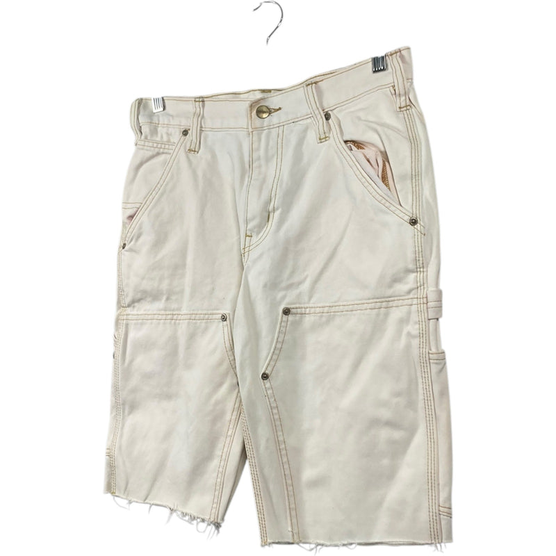 Vintage Carhartt Cut-out Utility Pockets Cargo Shorts 32