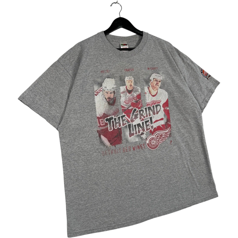 Vintage Detroit Redwings "The Grind Line" Tee