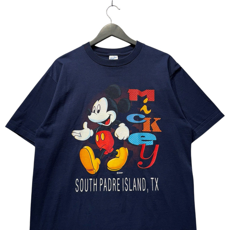 Vintage Disney Mickey Mouse San Padre Island Souvenir Tee