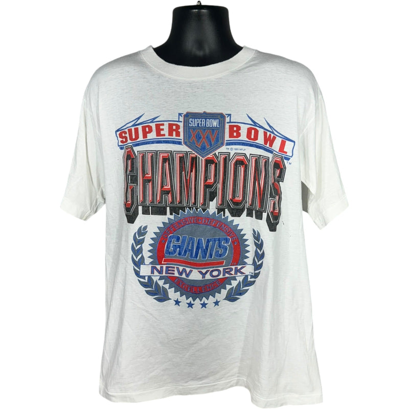 Vintage New York Giants Super Bowl XXV Champions Tee