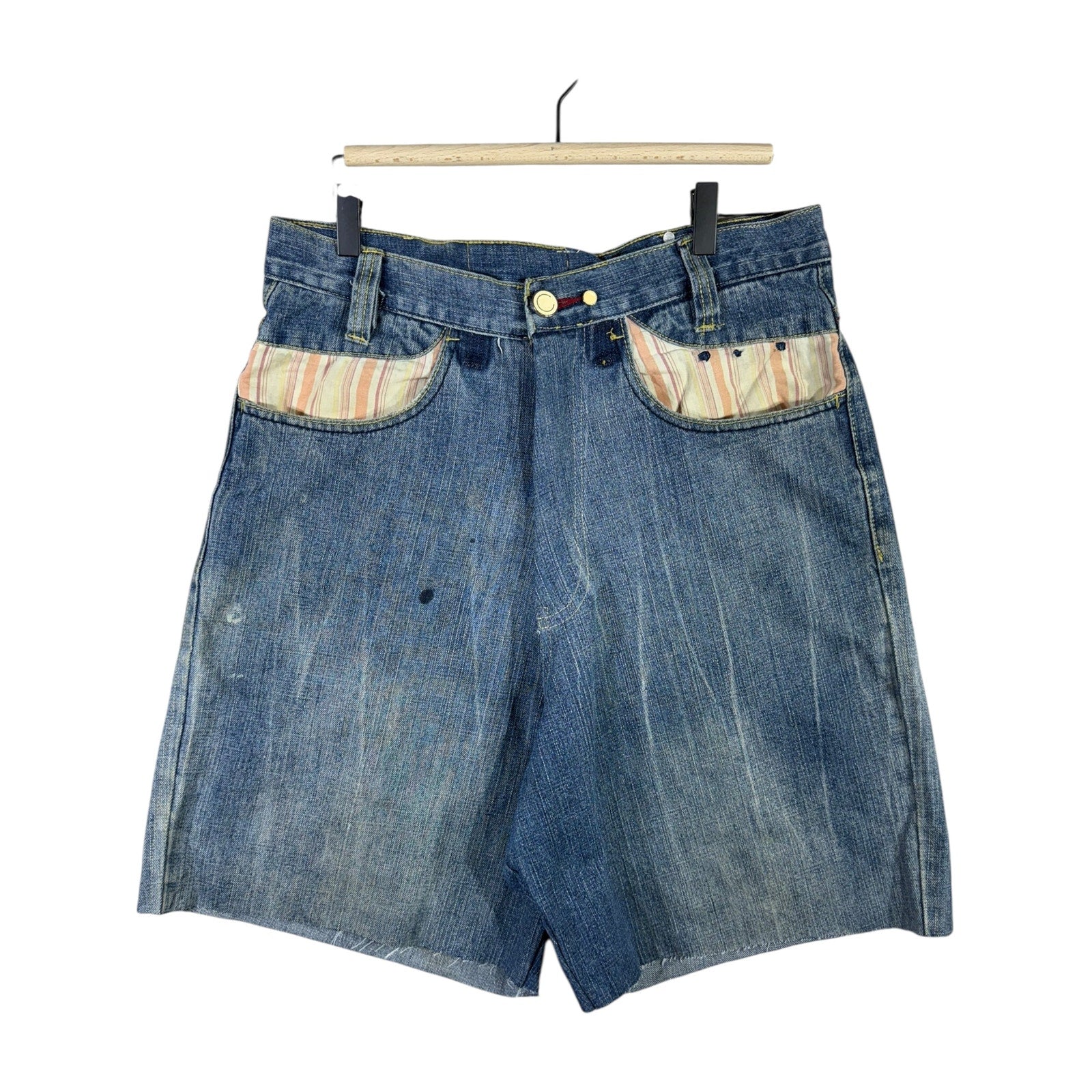 Vintage Coogi Embroidered Denim Shorts 42