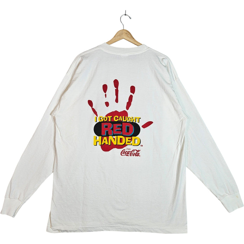 Vintage Coca-Cola "I Got Caught Red Handed" Long Sleeve